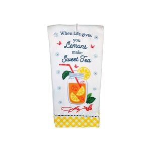 Dolly Parton Kitchen Towel "When Life Gives You Lemons Make Sweet Tea" New 2025